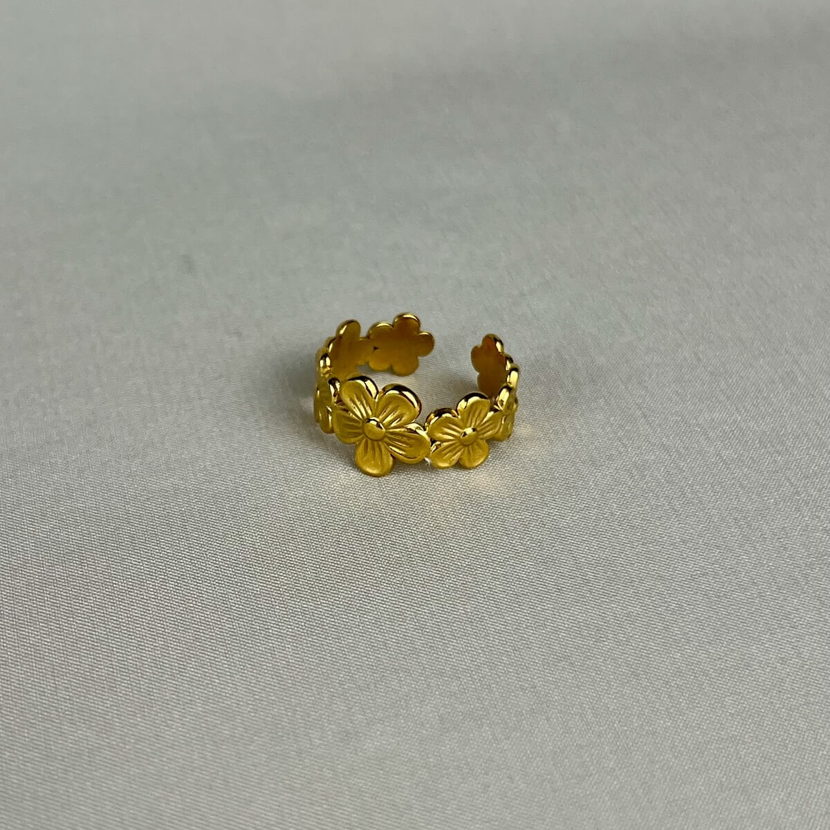 Blossom Band Floral Ring