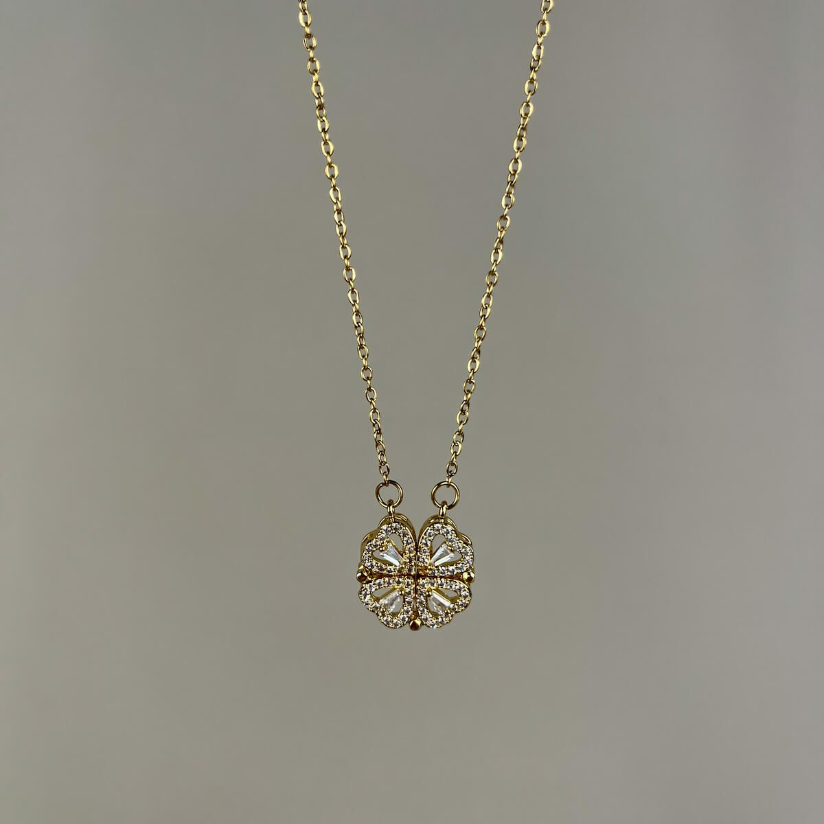Dual Charm Elegance Necklace