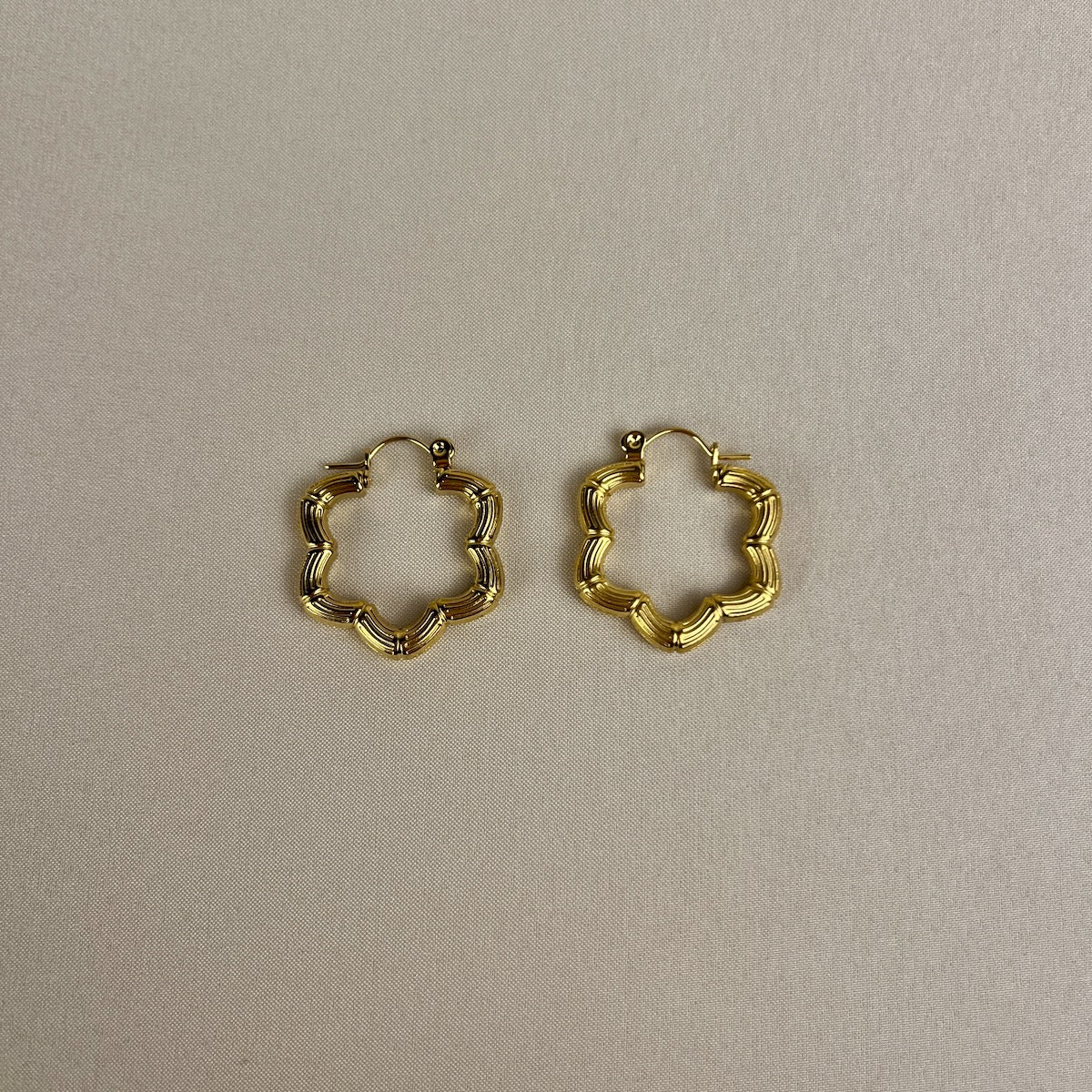 Flora Glow Hoop Earrings