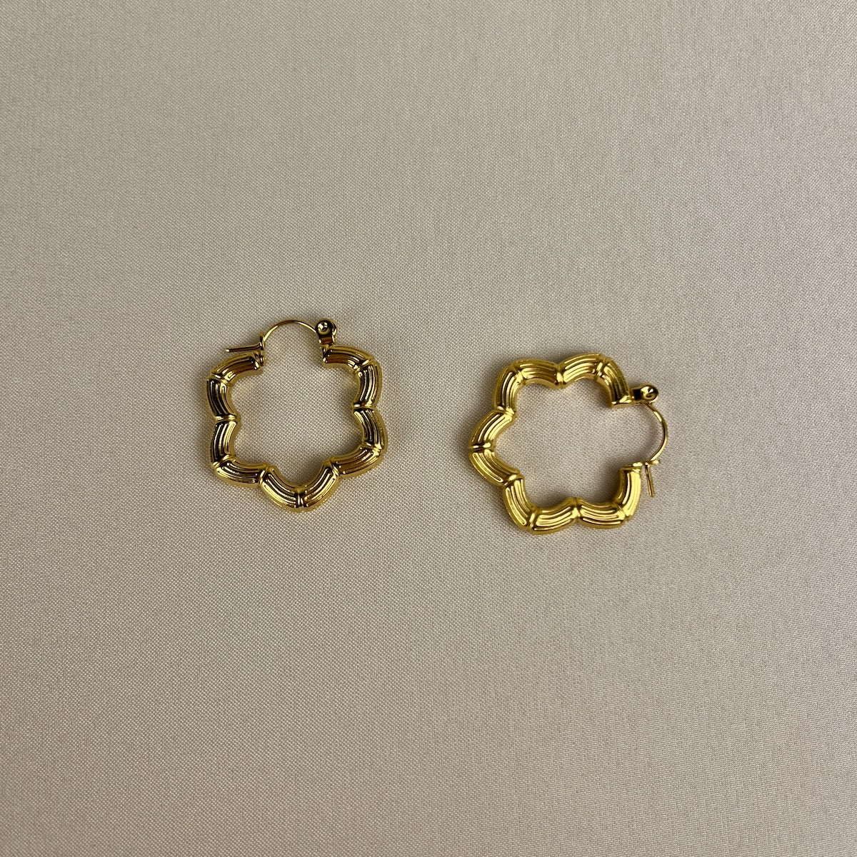 Flora Glow Hoop Earrings
