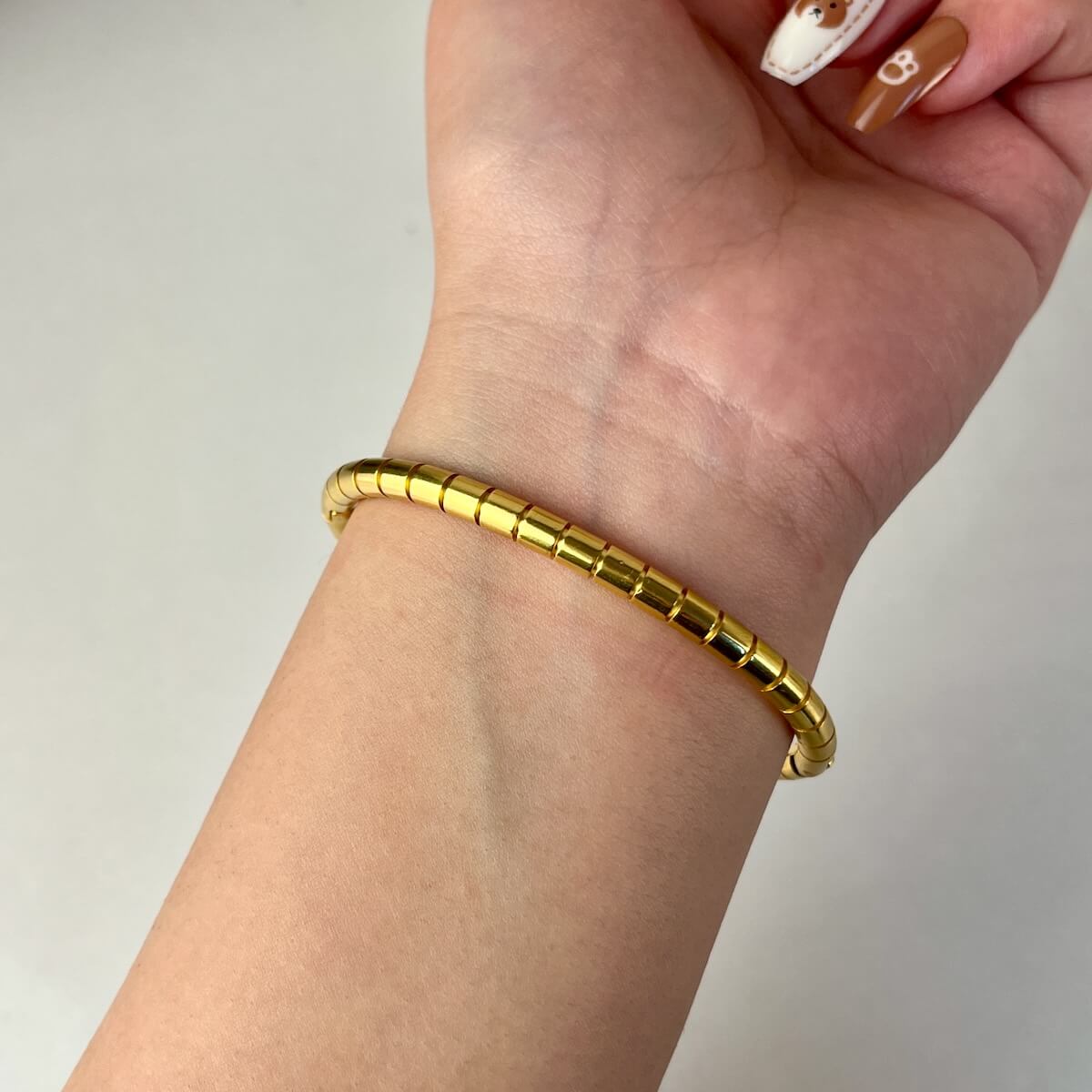 Golden Flexi Bangle