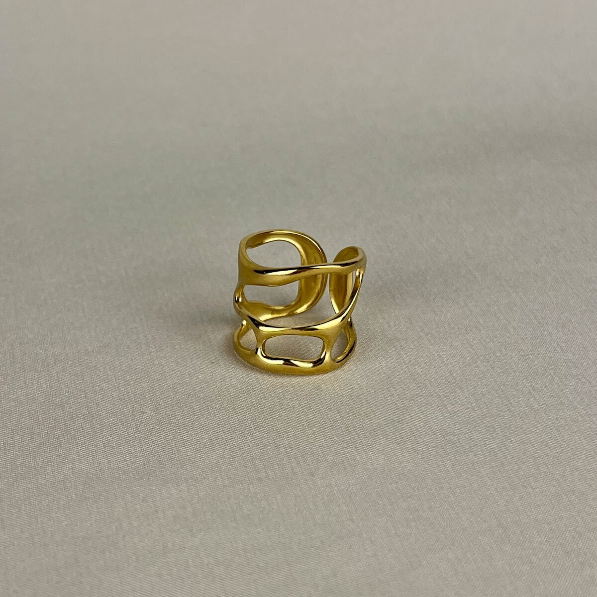 Golden Loop Ring