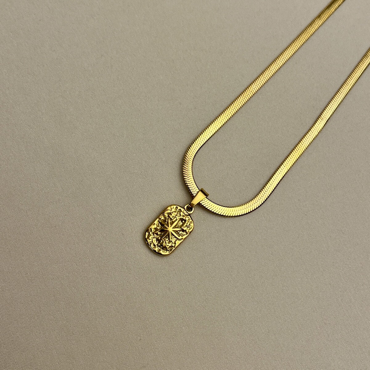 Regal Emblem Pendant Necklace