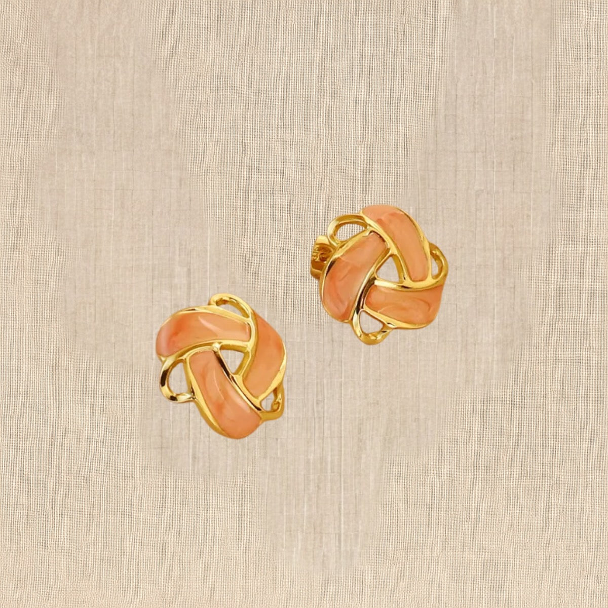 Tangerine Twist Earrings