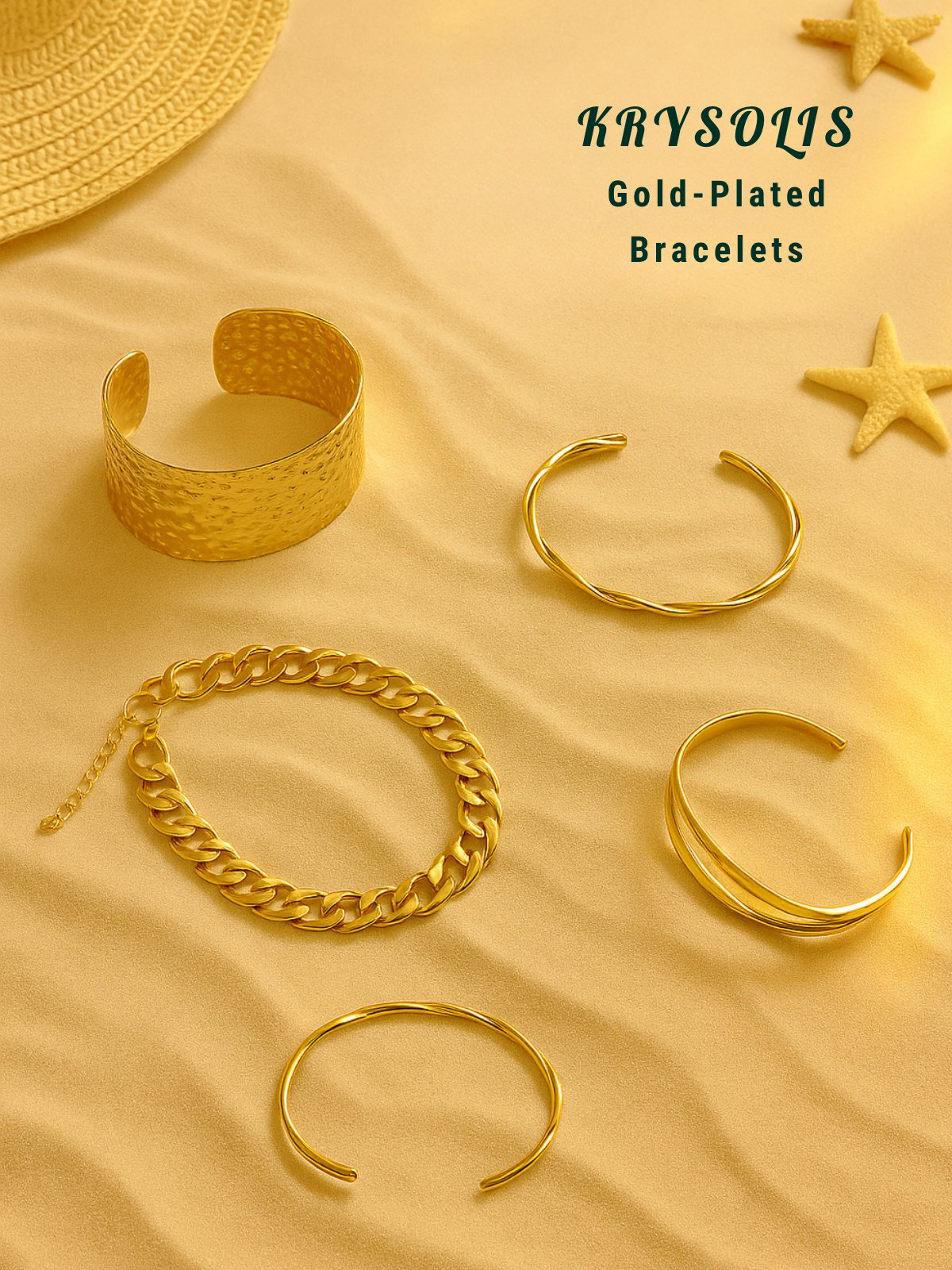 Gold-Plated Bracelets