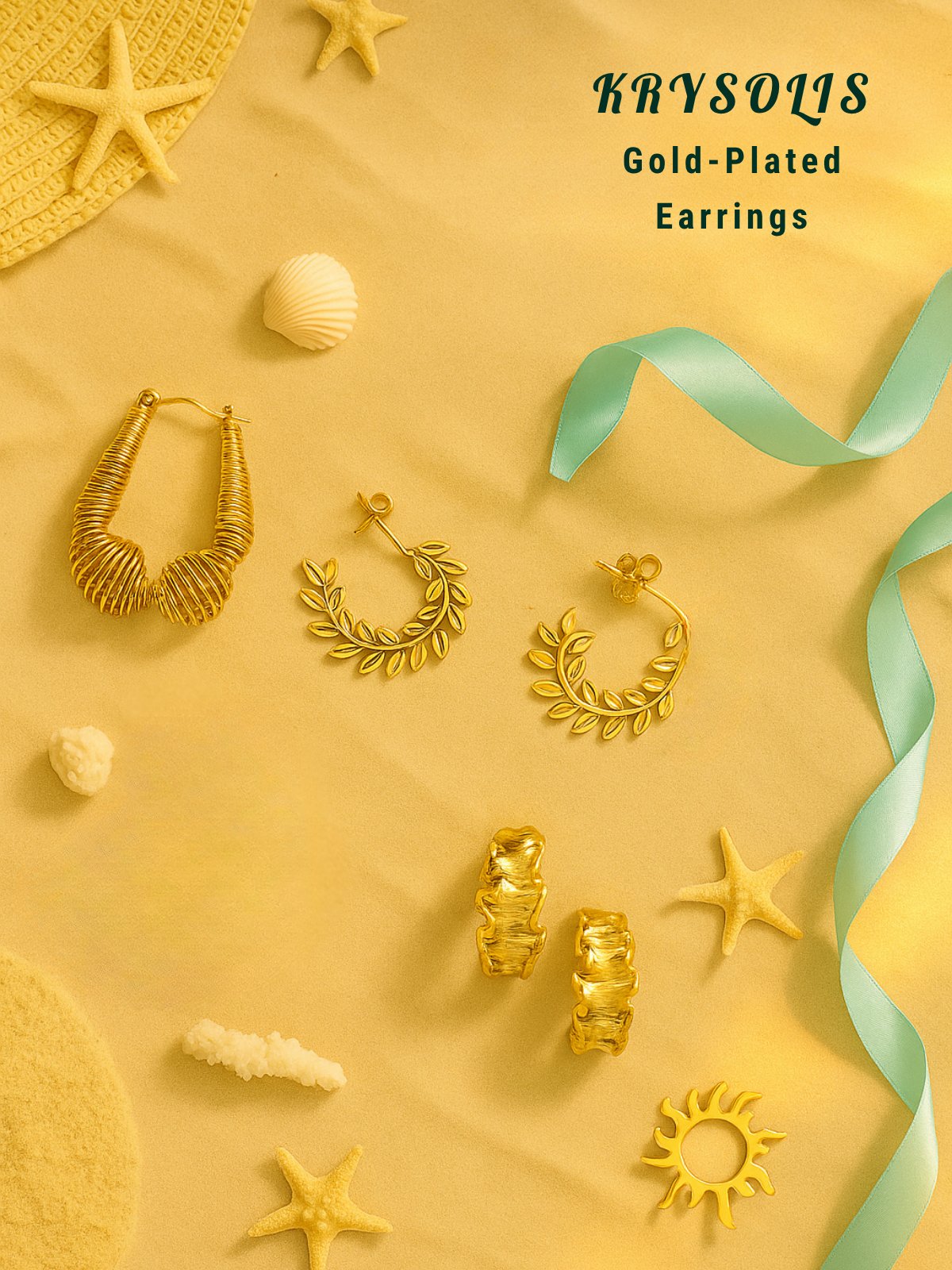 Gold-Plated Earrings