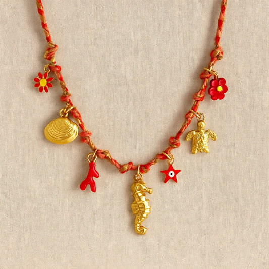 Crimson Coral Dream Necklace