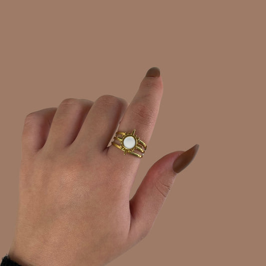 Celestial Sunbeam Ring