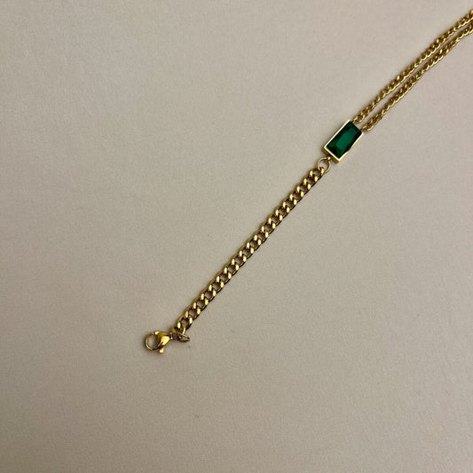 Emerald Gleam Bracelet