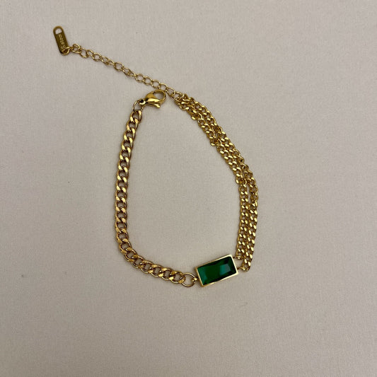 Emerald Gleam Bracelet