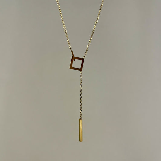 Geometria Lariat Necklace