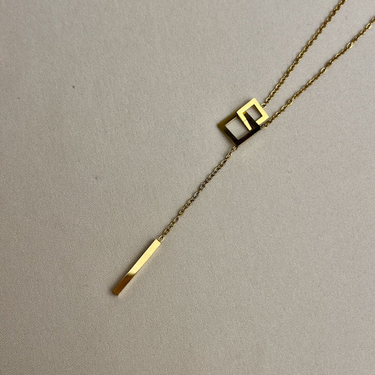 Geometria Lariat Necklace