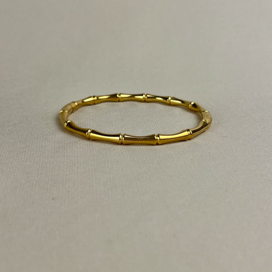 Golden Bamboo Bangle