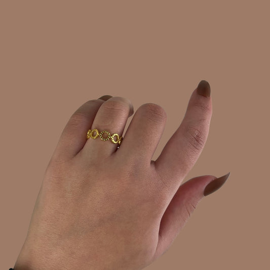Golden Liaison Ring