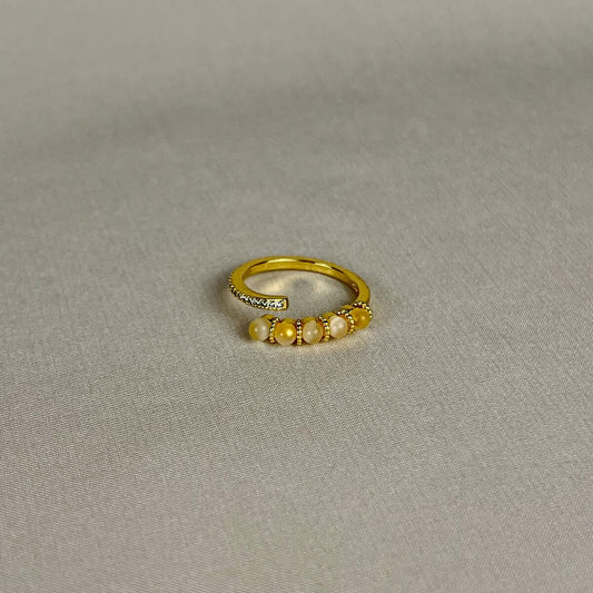 Golden Solene Ring