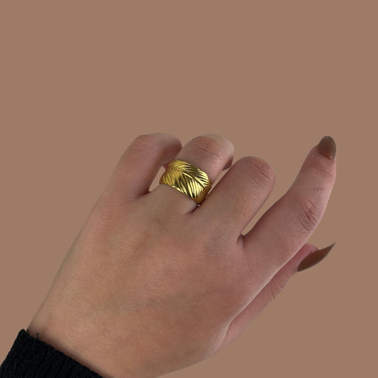 Golden Spiral Ring