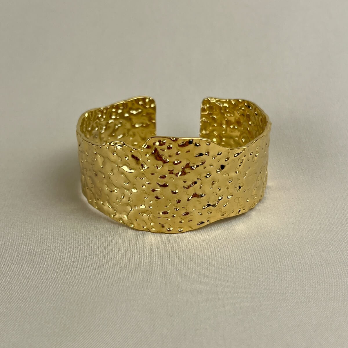 Luxe Hammered Cuff Bracelet