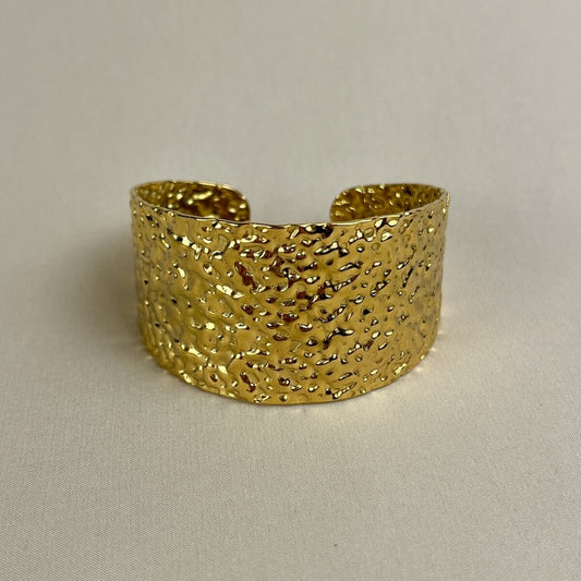 Molten Gold Cuff Bracelet