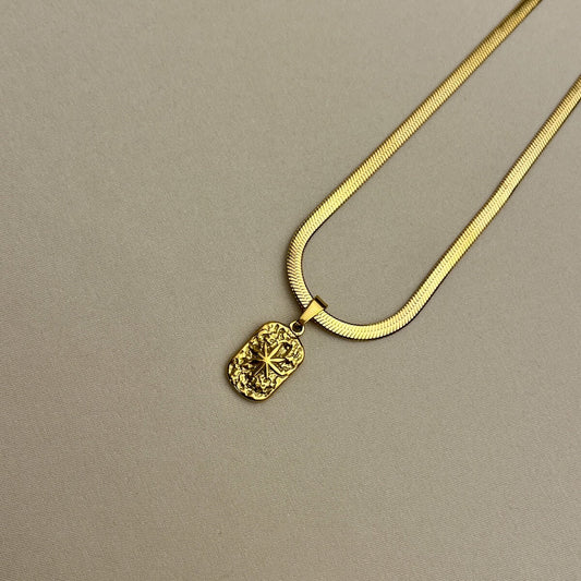 Regal Emblem Pendant Necklace