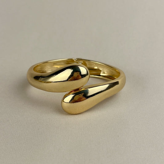 Sculpted Flow Cuff Bracelet