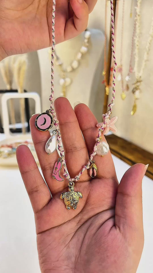 Pink Lagoon Tides Necklace