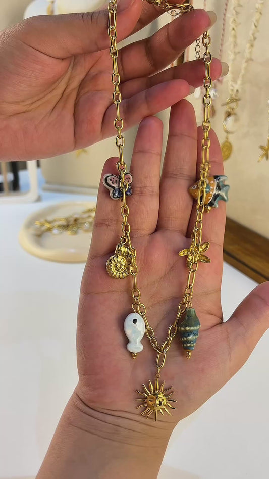 Celestial Coast Charm Necklace