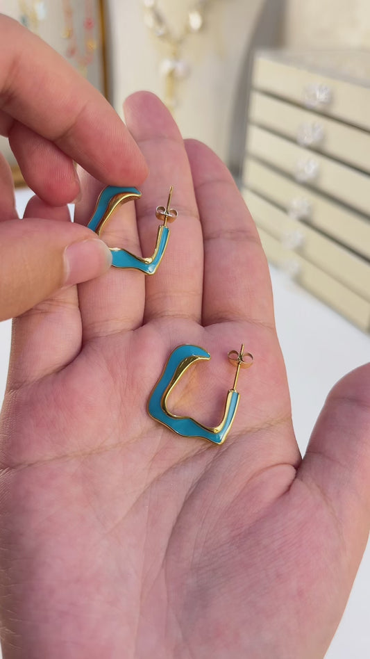 Azure Wave Hoops